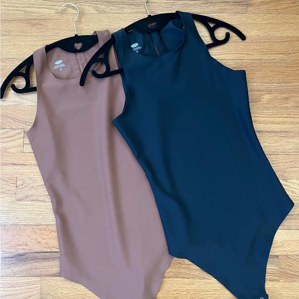 Parade Hourglass Seamless Bodysuit - XS set Maple and Black